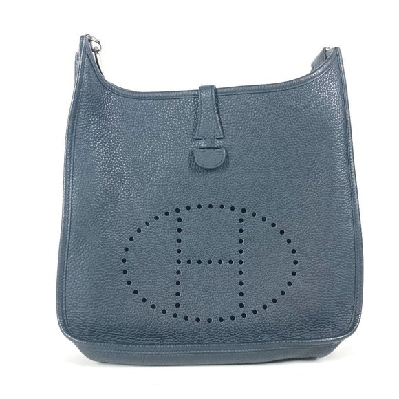 HERMES Hermes Perforated H Logo Evelyn 3 PM Crossbody Bag Shoulder Taurillon - Picture 1 of 10